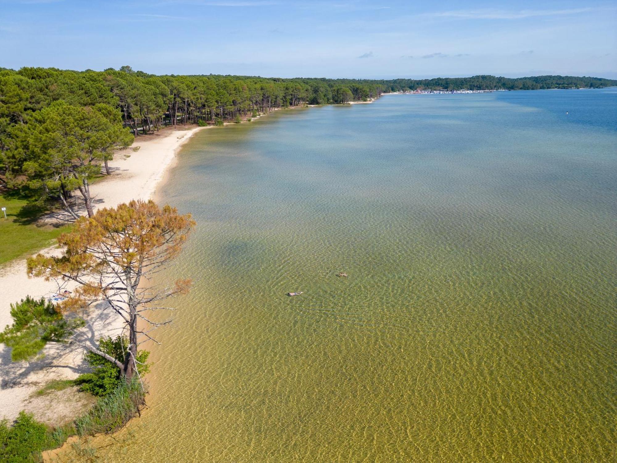 Charmant Apt A Parentis Avec Piscine, 4 Pers, Pres Du Lac, Menage Inclus - Fr-1-319-444 Bagian luar foto